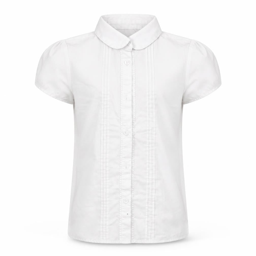 F&F Girls White   Basic Button-Up Size 9-10 Years