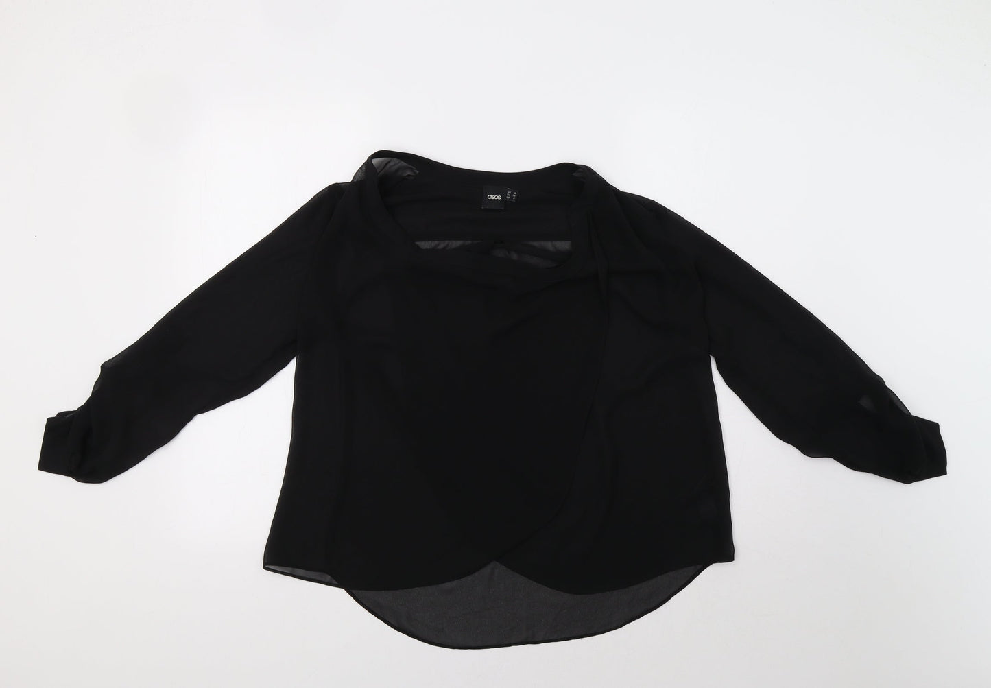 ASOS Womens Black   Basic Blouse Size 10
