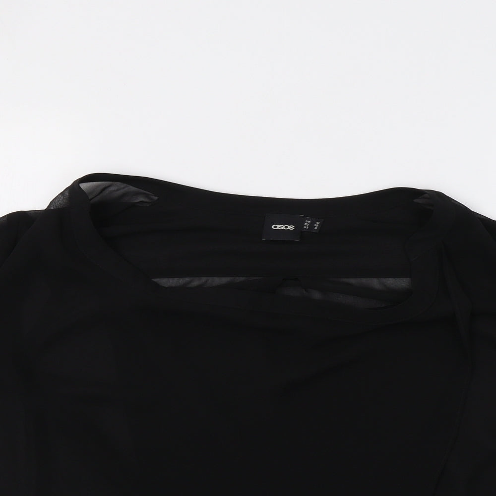 ASOS Womens Black   Basic Blouse Size 10