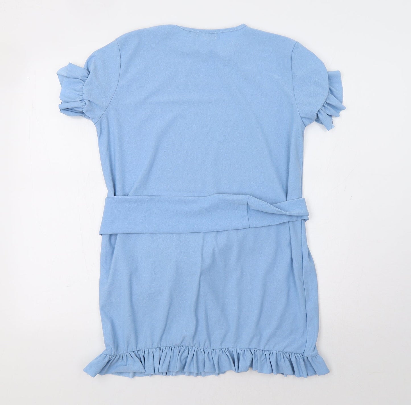 I SAW IT FIRST Womens Blue   Basic Blouse Size 10