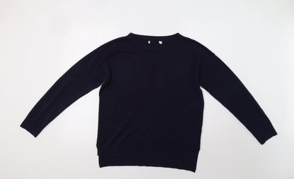 Next Womens Blue   Henley Jumper Size M