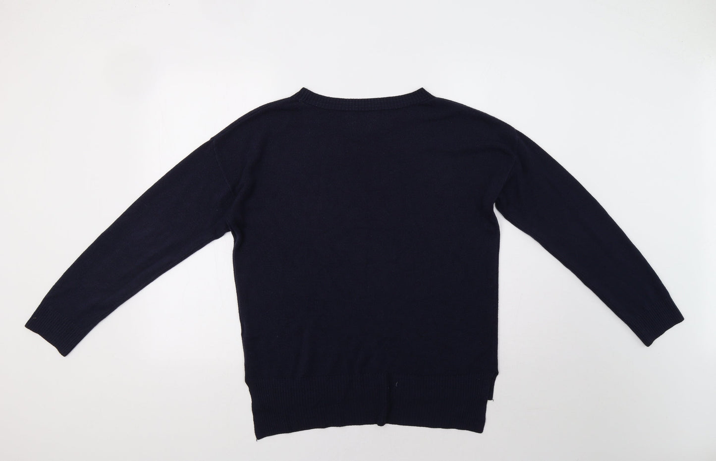 NEXT Womens Blue   Henley Jumper Size M