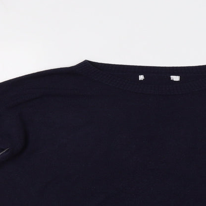 Next Womens Blue   Henley Jumper Size M