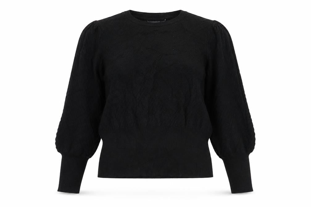 Marks & Spencer Womens Black Striped  Pullover Jumper Size 18