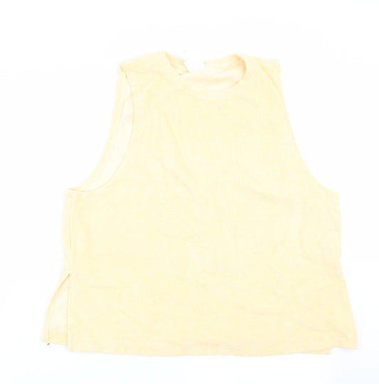 H&M Womens Yellow    Pyjama Top Size 10