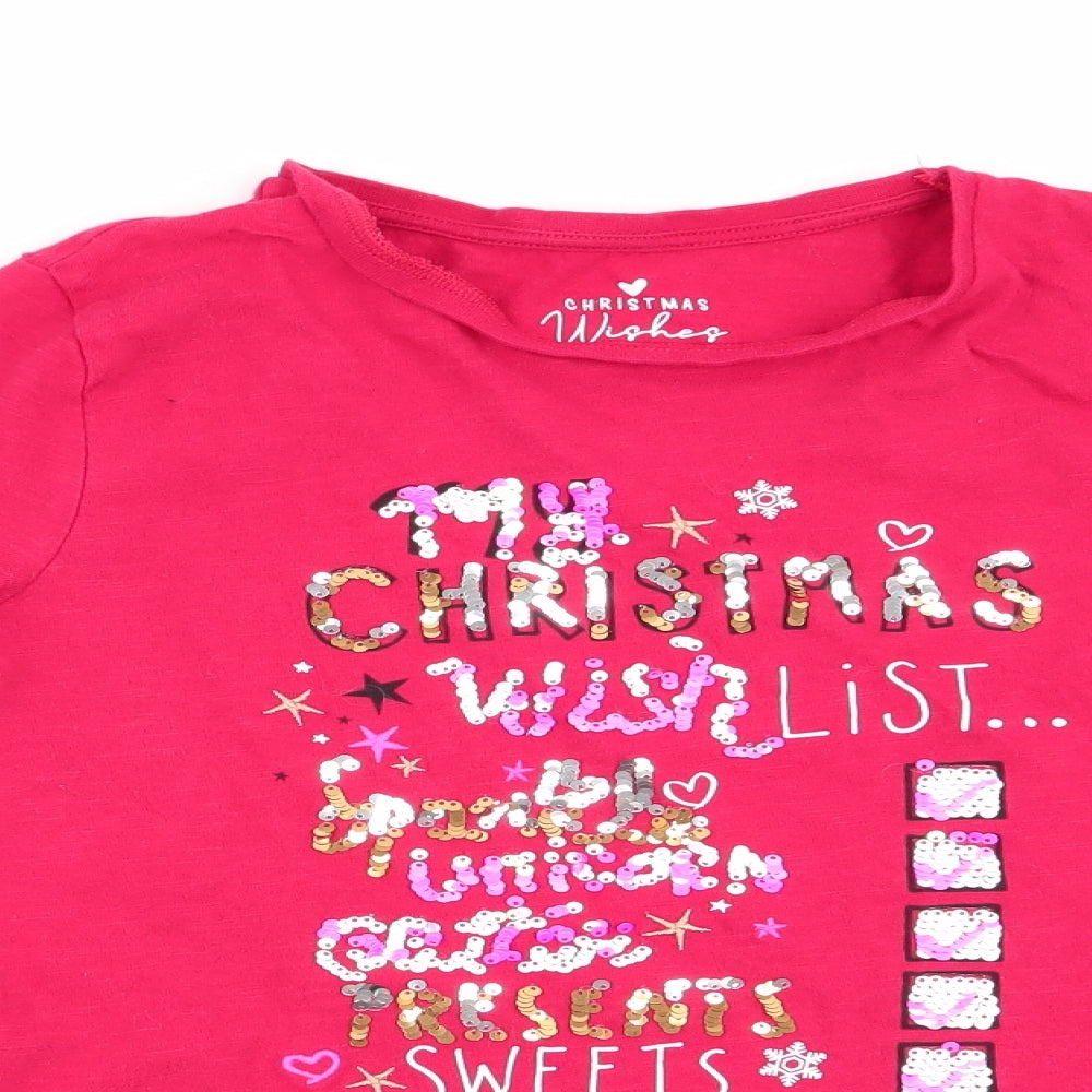 F&F Girls Red Solid   Pyjama Top Size 10-11 Years  - My Christmas wish list ...