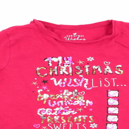 F&F Girls Red Solid   Pyjama Top Size 10-11 Years  - My Christmas wish list ...