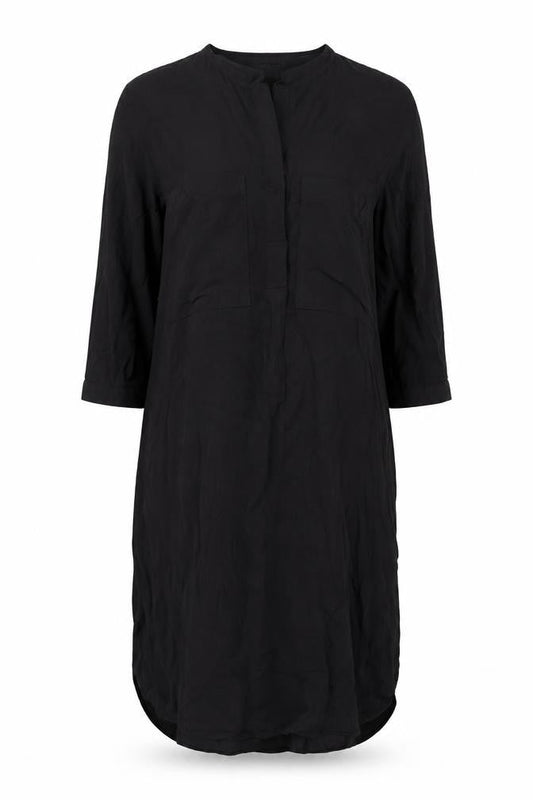 H&M Womens Black   Shirt Dress  Size 10  - Pullover Style