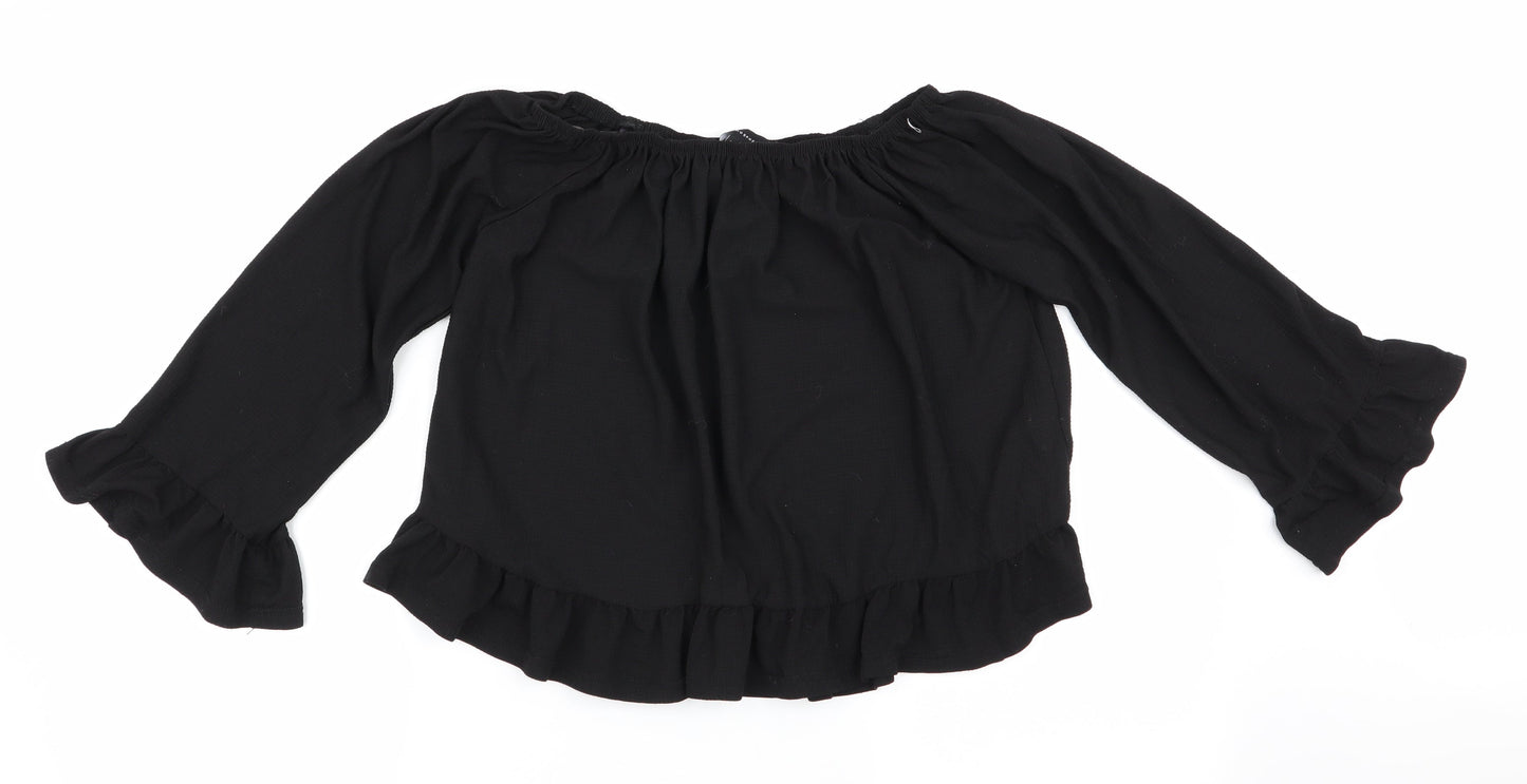 Atmosphere Womens Black   Basic Blouse Size 10