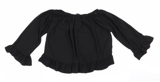 Atmosphere Womens Black   Basic Blouse Size 10