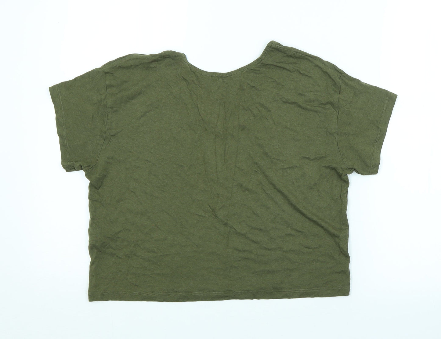 New Look Girls Green   Cropped T-Shirt Size 12-13 Years