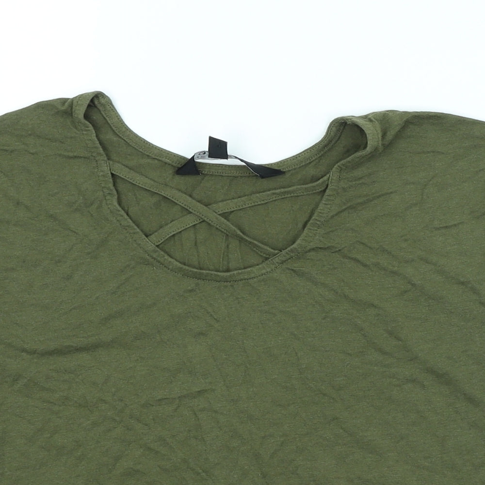 New Look Girls Green   Cropped T-Shirt Size 12-13 Years