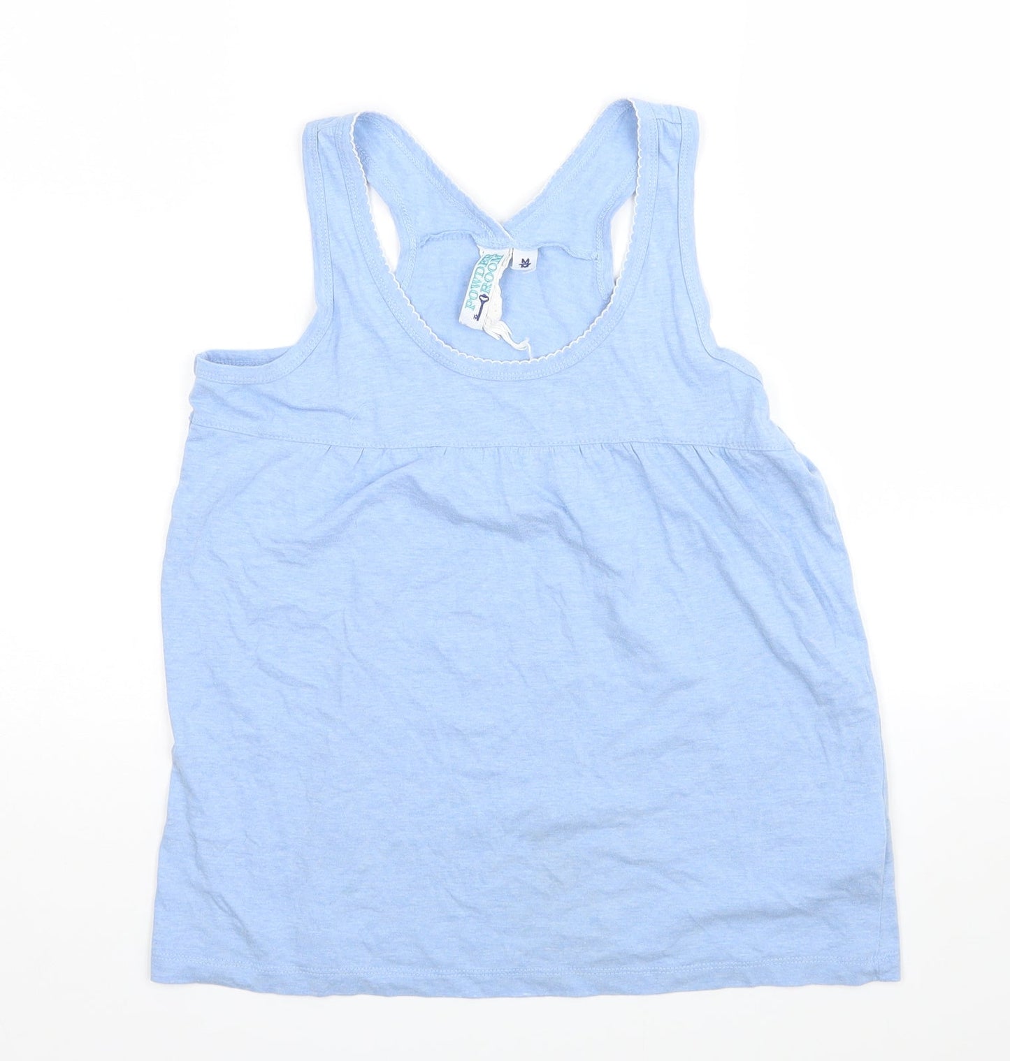 Powder Room Womens Blue   Basic Tank Size M