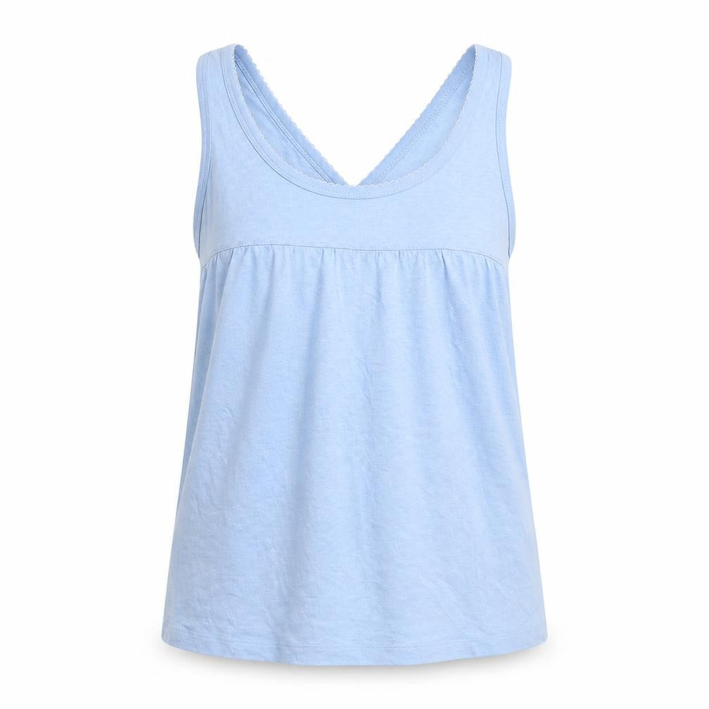 Powder Room Womens Blue   Basic Tank Size M