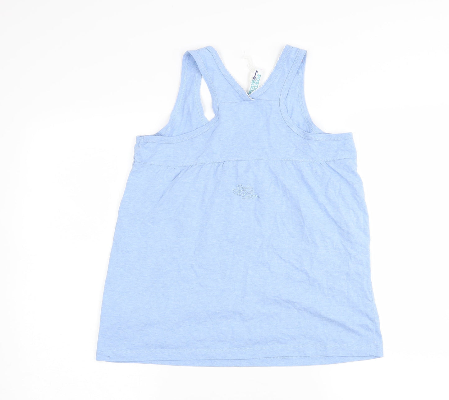 Powder Room Womens Blue   Basic Tank Size M