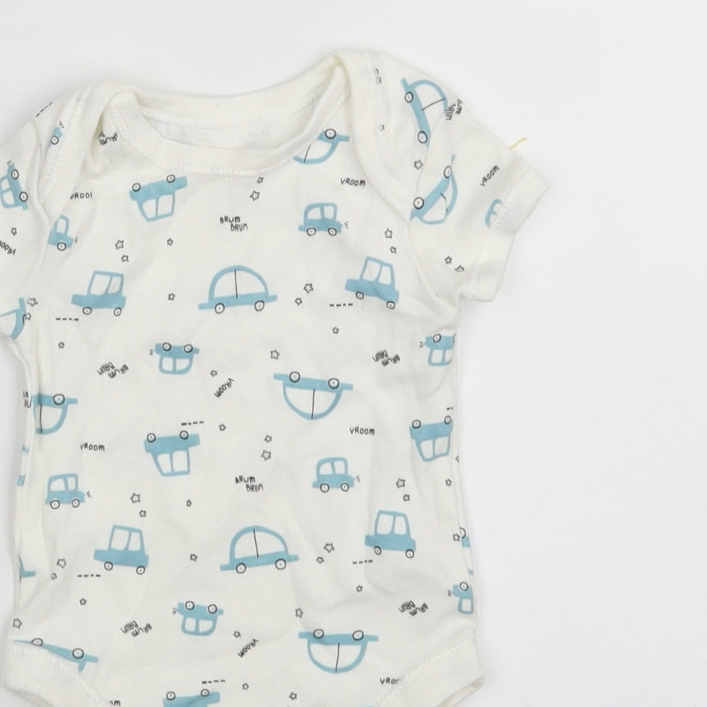 Matalan Boys Multicoloured   Leotard One-Piece Size 0-3 Months  - Car Print