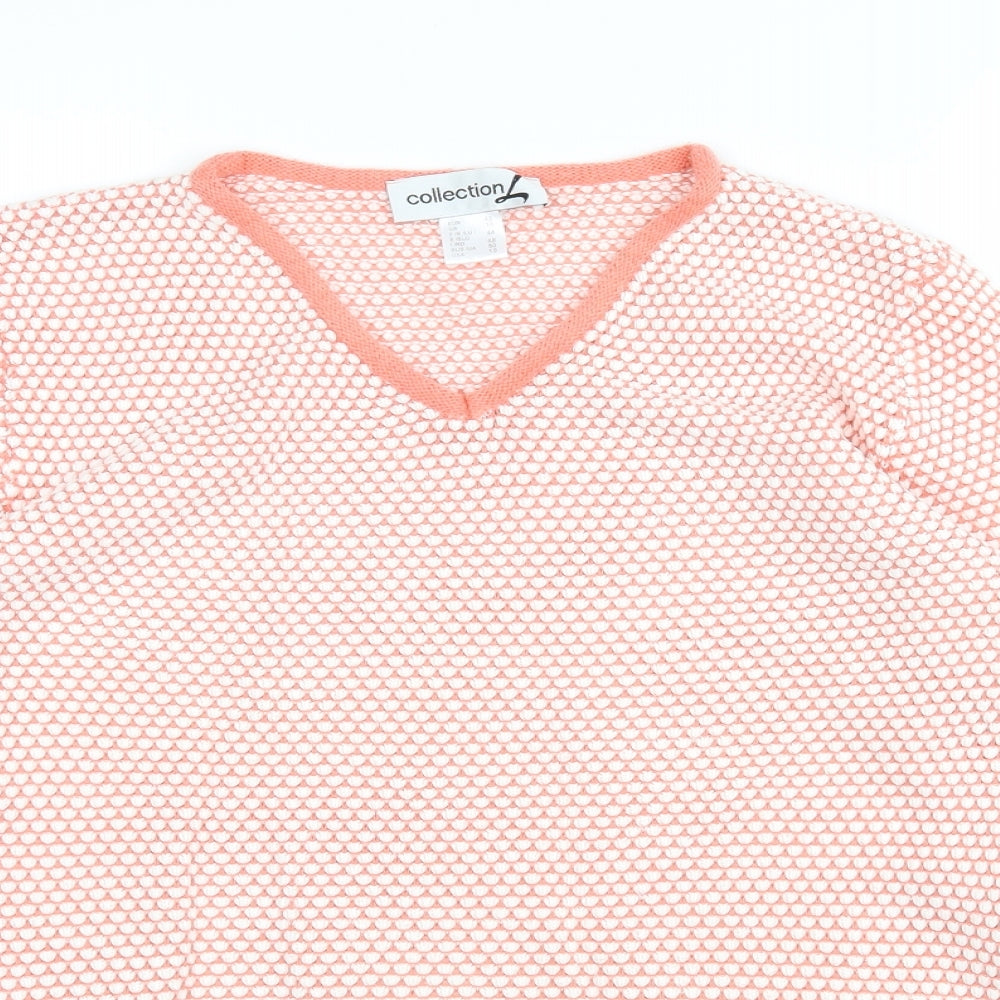 Collection L Womens Multicoloured Polka Dot  Pullover Jumper Size 16