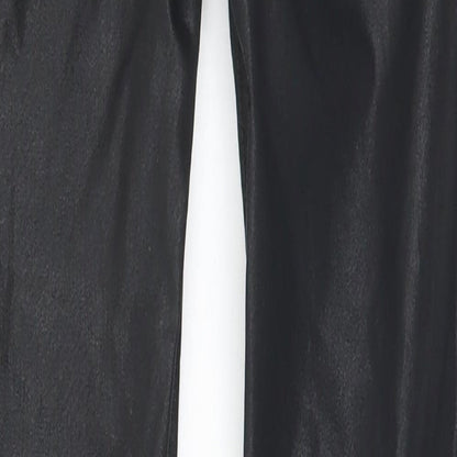 H&M Womens Black   Carpenter Leggings Size 6 L30 in