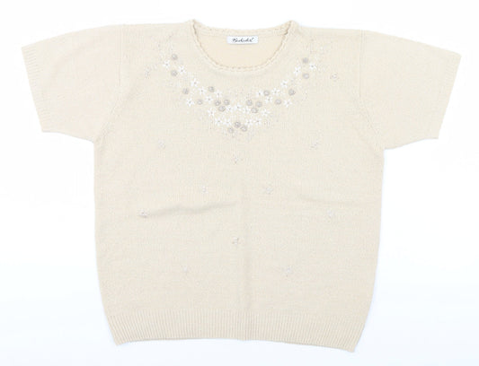 Berkertex Womens Beige   Pullover Jumper Size 10