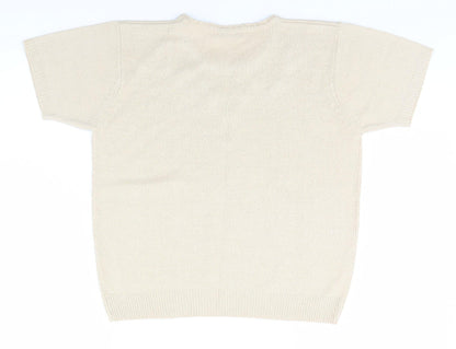 Berkertex Womens Beige   Pullover Jumper Size 10