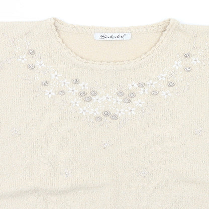Berkertex Womens Beige   Pullover Jumper Size 10