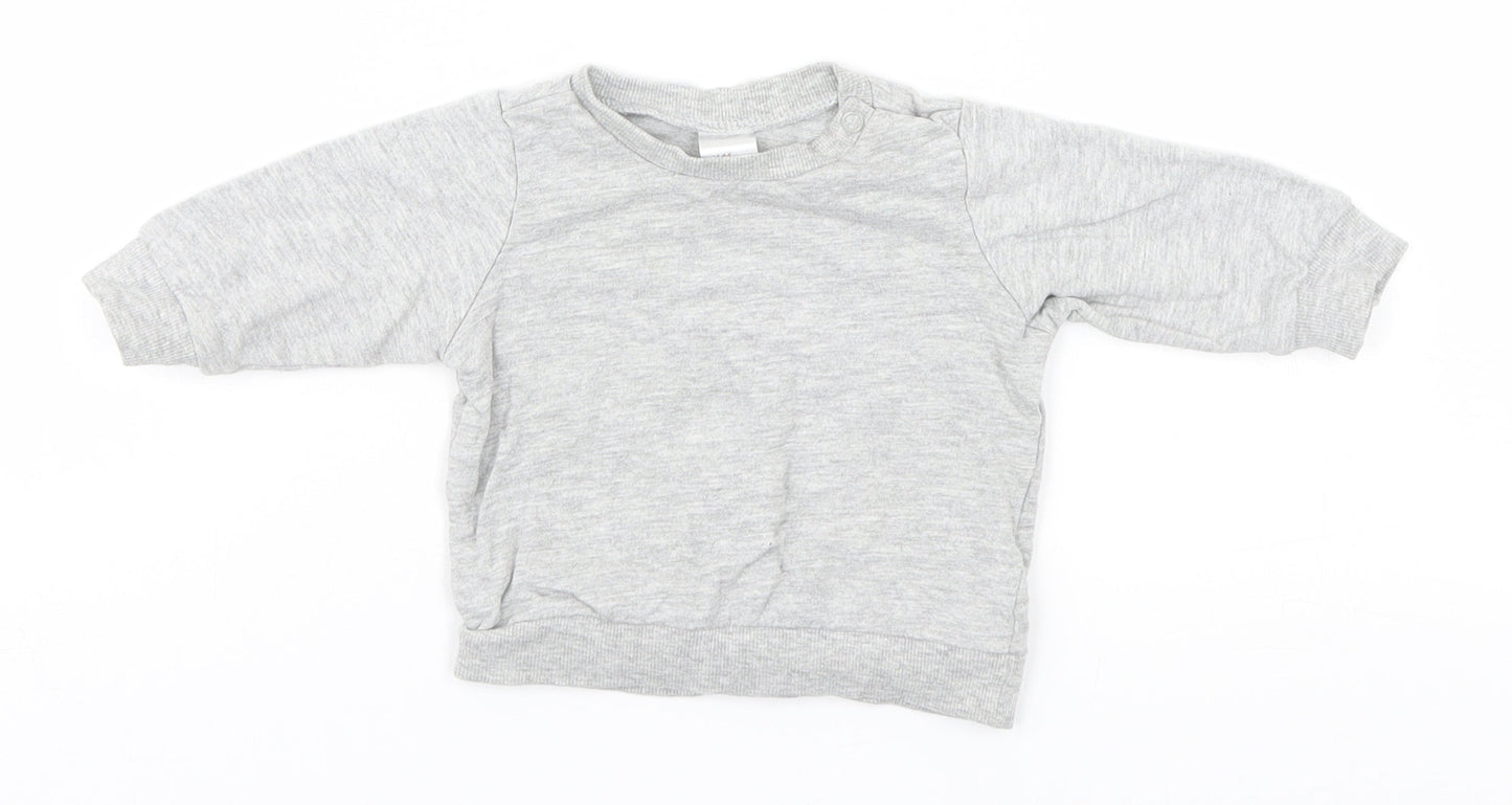H&M Baby Grey   Basic T-Shirt Size 3-6 Months