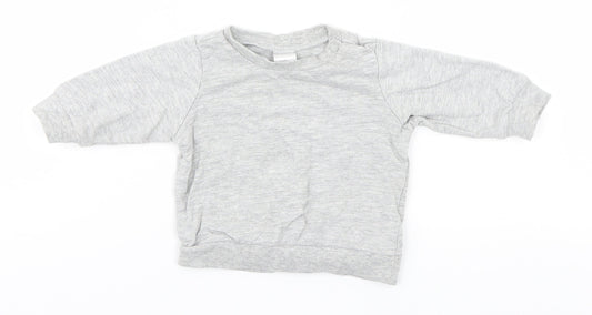 H&M Baby Grey   Basic T-Shirt Size 3-6 Months