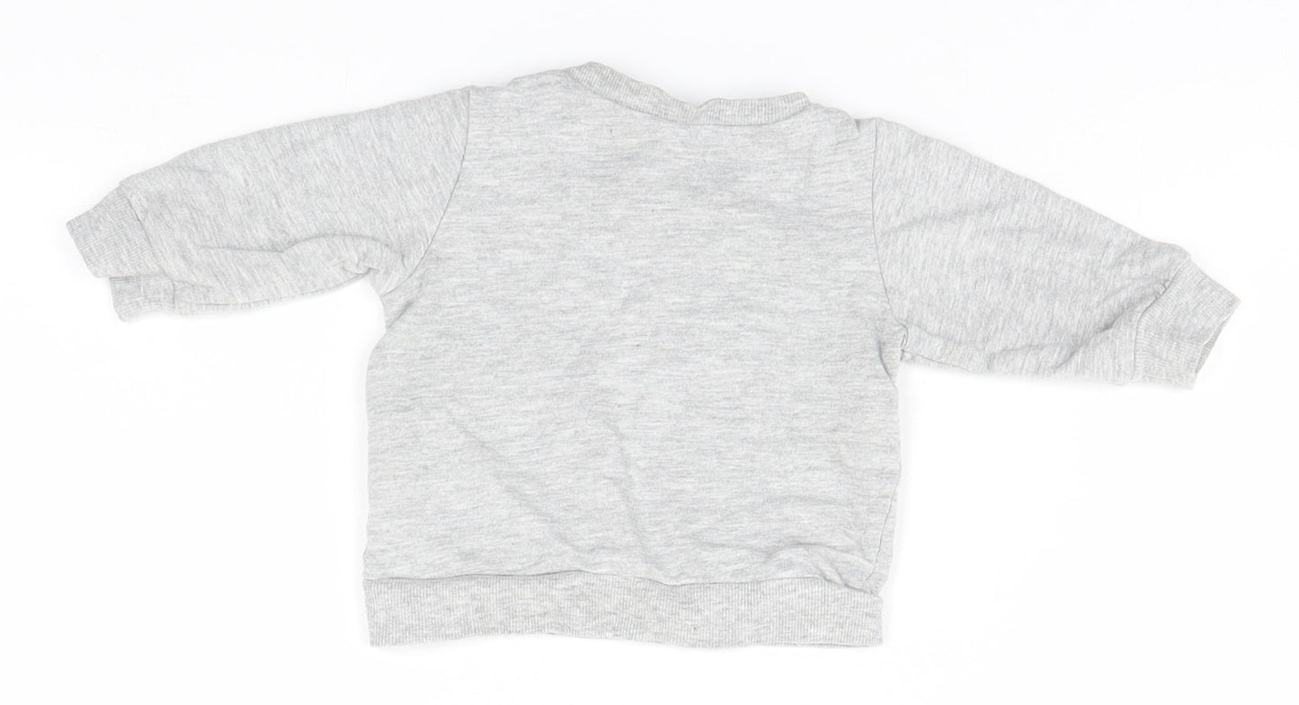H&M Baby Grey   Basic T-Shirt Size 3-6 Months