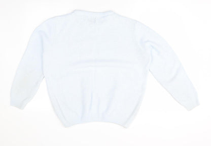 River Island Womens Blue   Pullover Jumper Size L