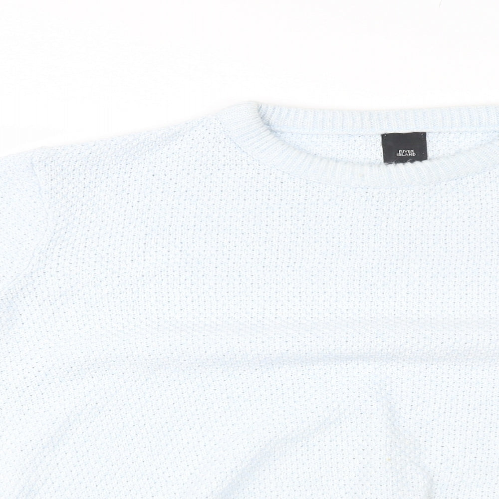River Island Womens Blue   Pullover Jumper Size L