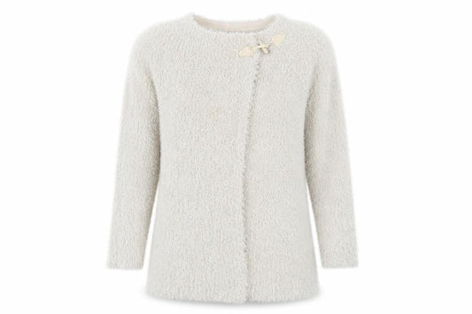 viz a viz Womens Beige   Cardigan Jumper Size 8