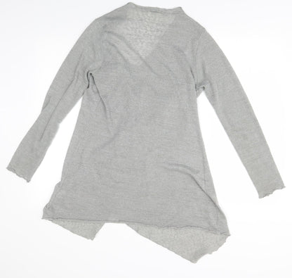 Quiz Womens Grey   Wrap Jumper Size 12