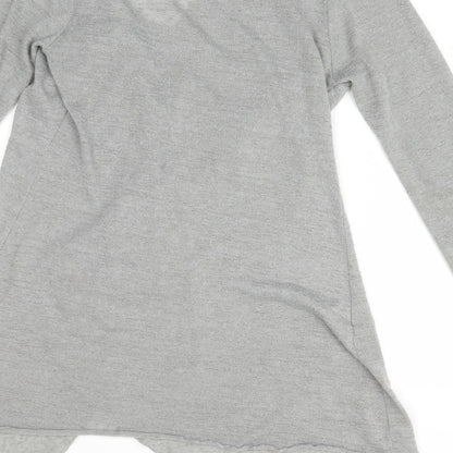 Quiz Womens Grey   Wrap Jumper Size 12