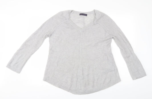 M&S Womens Grey   Pullover Jumper Size 12