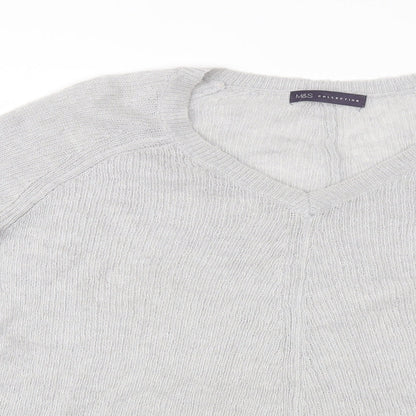 Marks & Spencer Womens Grey   Pullover Jumper Size 12
