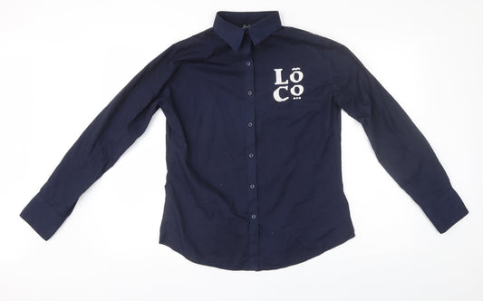 Premier Womens Blue   Basic Button-Up Size 12