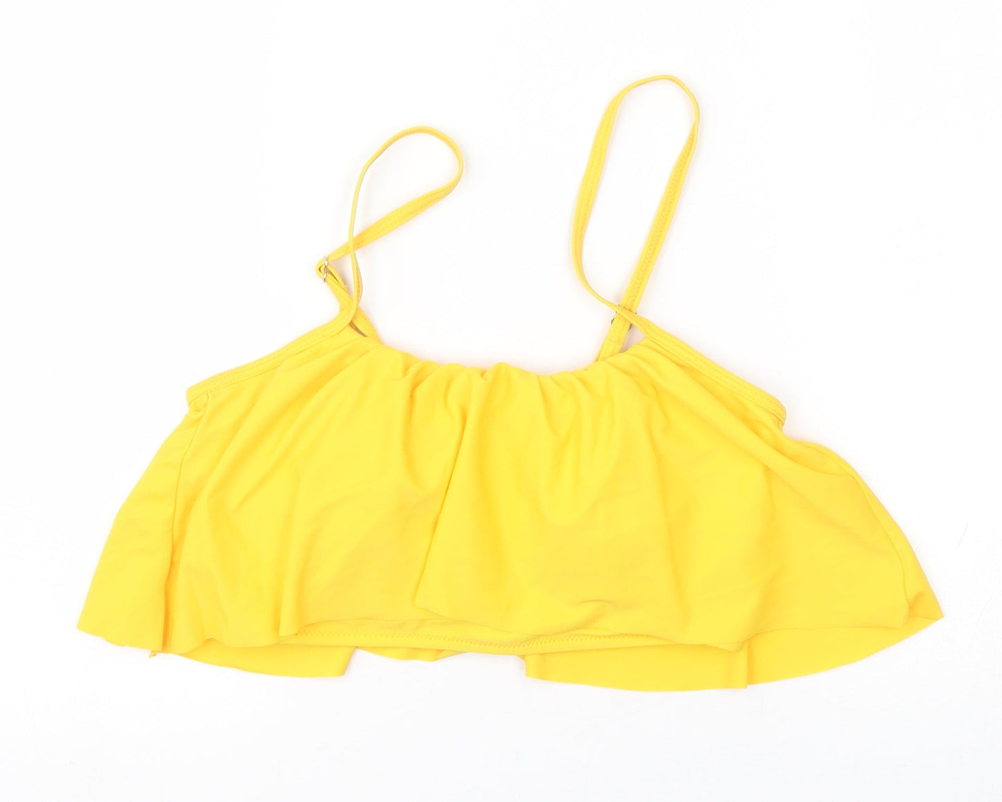 Preworn Womens Yellow   Cropped Blouse Size S