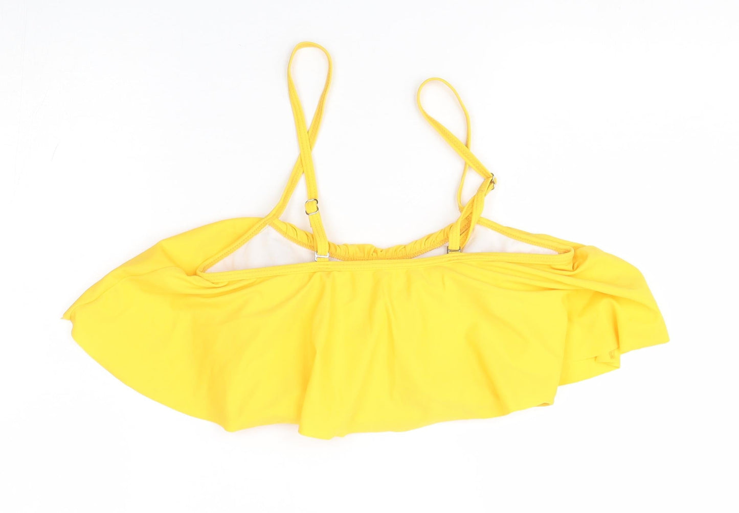 Preworn Womens Yellow   Cropped Blouse Size S