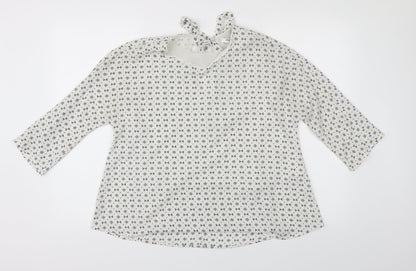 Preloved sweewe Womens White   Basic Blouse Size S  - - Front