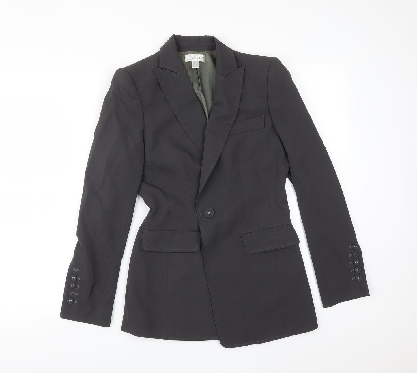 Jesire Womens Grey   Jacket Suit Jacket Size 6
