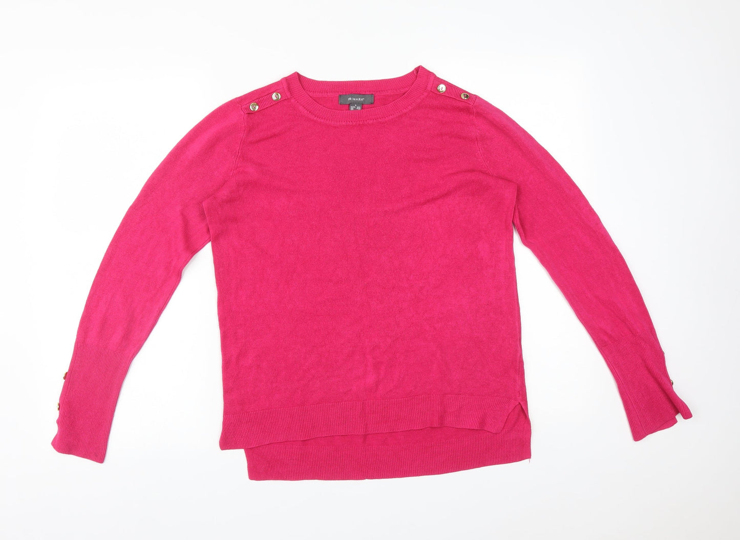 Primark Womens Pink   Pullover Sweatshirt Size S