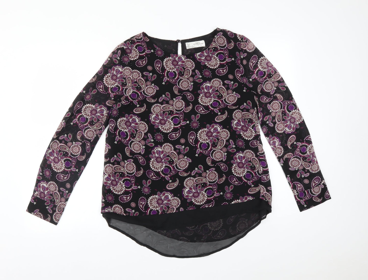 MIRUMI Womens Multicoloured Paisley  Basic Blouse Size 10
