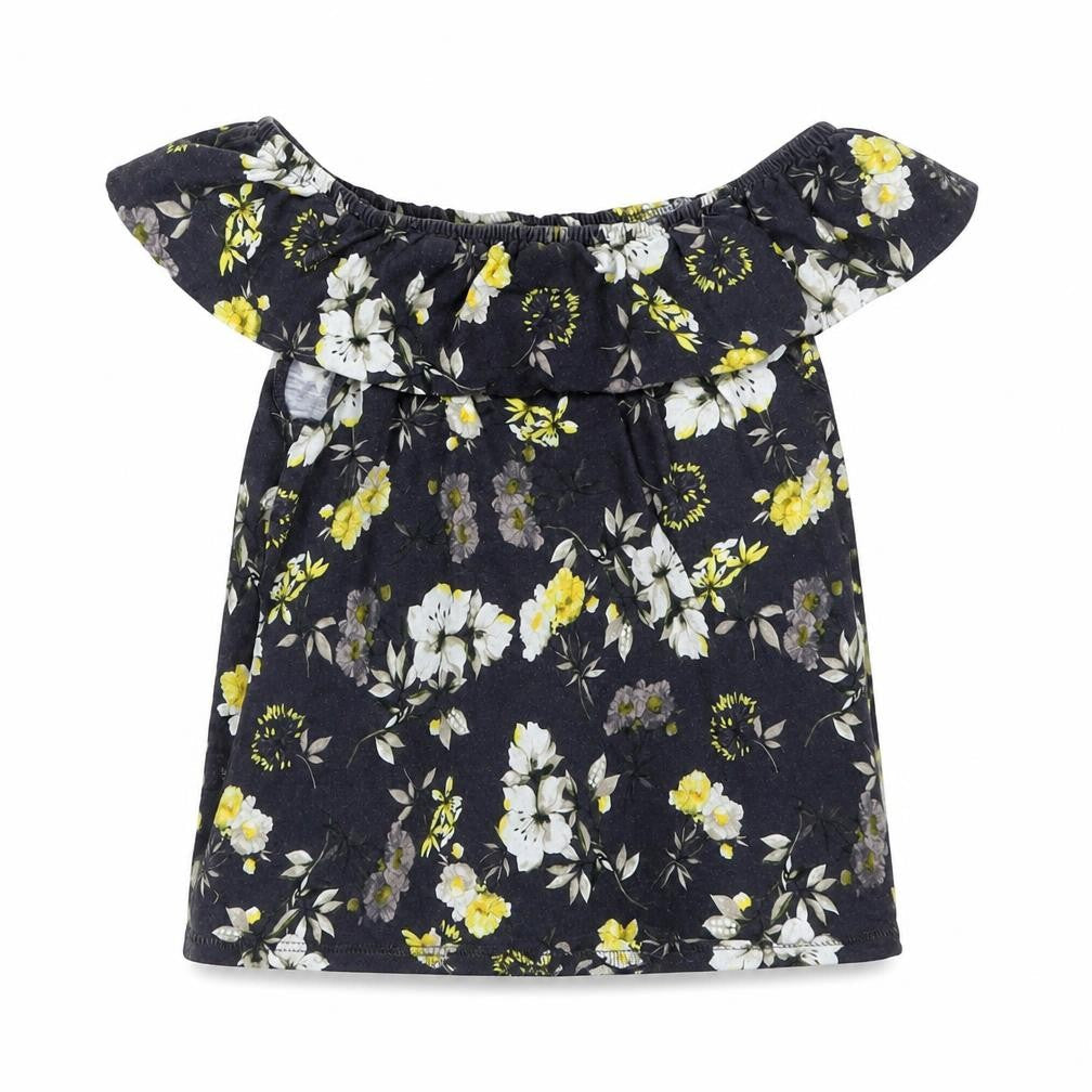 NEXT Girls Multicoloured Floral  Basic T-Shirt Size 9 Years