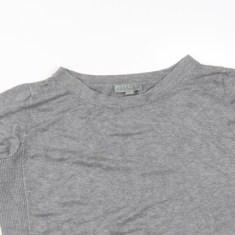 JOSEPHA Womens Grey   Basic T-Shirt Size M