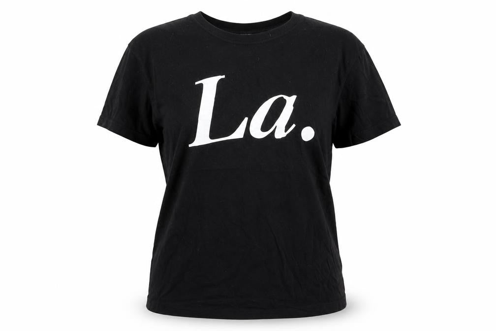 Club Womens Black   Basic T-Shirt Size M  - LA.