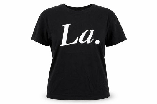 Club Womens Black   Basic T-Shirt Size M  - LA.
