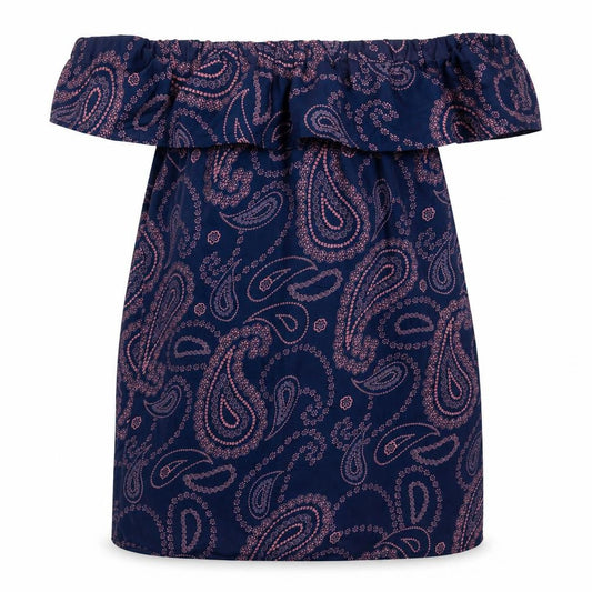 Primark Womens Blue Paisley  Mini  Size 10