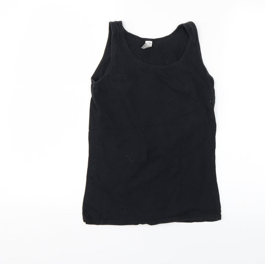 Gildan Womens Black   Basic T-Shirt Size S