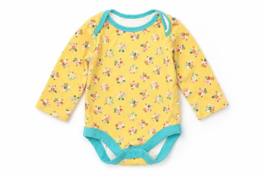 TU Baby Yellow Flecked  Babygrow One-Piece Size 3-6 Months