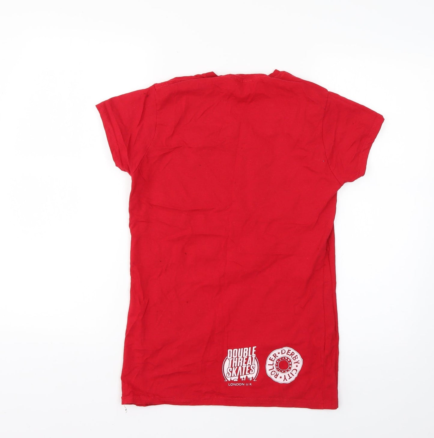 Gildan Womens Red   Basic T-Shirt Size L